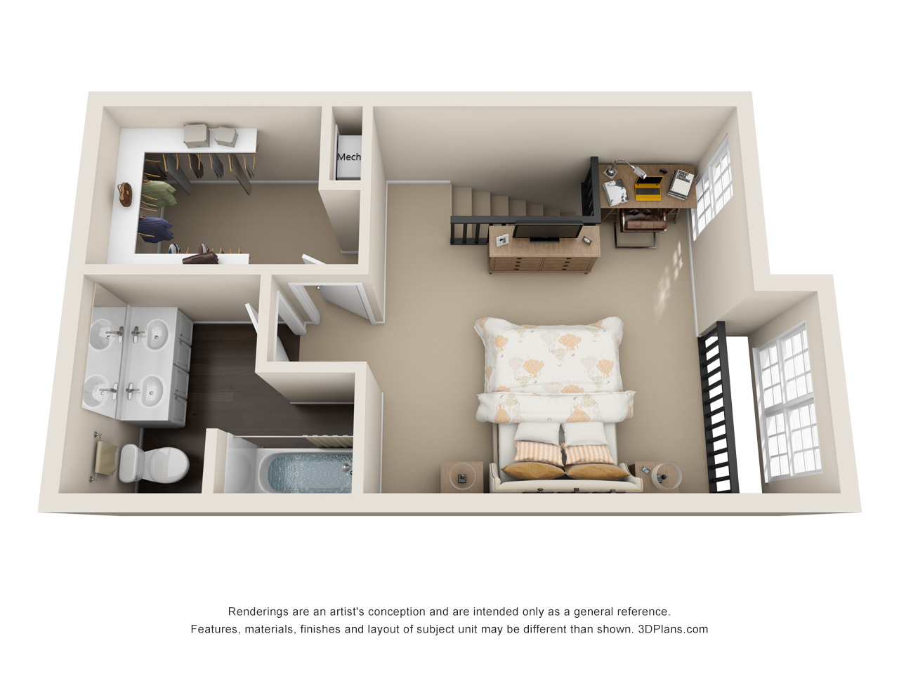 Cypress Floor Plan - 1st Floor